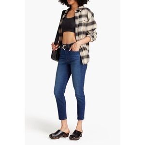 Re/done 90s High Rise Ankle Crop Deep Sapphire Size 25